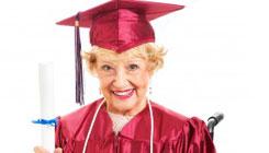 Old-Woman-Grad-Thumbnail.jpg Main image of article How Long Should You Keep College Details on Your Resume?